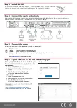 Предварительный просмотр 2 страницы Kramer KN-100 Quick Start Manual