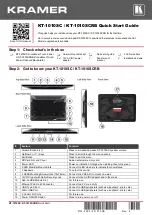 Preview for 1 page of Kramer KronoMeet KT-1010SC Quick Start Manual