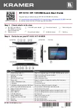 Kramer KT-1010 Quick Start Manual preview