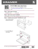 Kramer KT-107-INWL Quick Start Manual предпросмотр