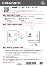 Preview for 1 page of Kramer KW-14R Quick Start Manual