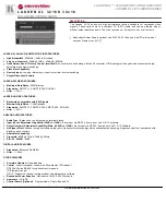 Preview for 1 page of Kramer LASSEN XL 3216S Specifications