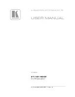 Kramer PT-101HDCP User Manual preview