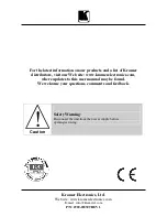 Предварительный просмотр 11 страницы Kramer PT-101HDMI User Manual