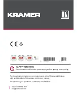 Preview for 12 page of Kramer PT-101UHD User Manual