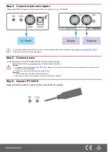 Предварительный просмотр 2 страницы Kramer PT-102VN Quick Start Manual