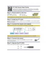 Предварительный просмотр 2 страницы Kramer PT-103V User Manual