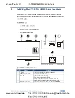 Preview for 10 page of Kramer PT-571 User Manual