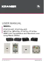 Preview for 1 page of Kramer PT-871/2-KIT User Manual