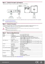 Предварительный просмотр 2 страницы Kramer PT-871xr Quick Start Manual