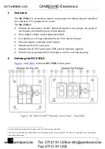 Предварительный просмотр 6 страницы Kramer RC-53DLC User Manual