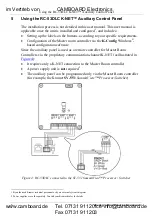 Предварительный просмотр 9 страницы Kramer RC-53DLC User Manual