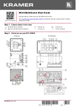 Kramer RC-63DLN Quick Start Manual preview