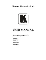 Kramer RK-121WP User Manual preview