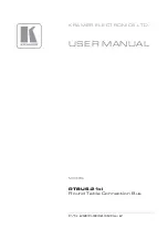 Preview for 1 page of Kramer RTBUS-21 User Manual