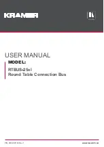 Kramer RTBUS-25xl User Manual предпросмотр