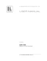 Kramer SID-X3N User Manual preview