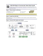 Предварительный просмотр 2 страницы Kramer SID-X3N User Manual