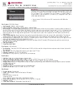 Preview for 1 page of Kramer Sierra Pro XL 1204V5 Specifications