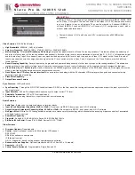 Preview for 1 page of Kramer Sierra Pro XL 1208V5 Specifications