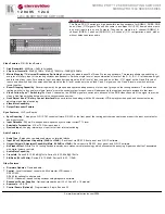 Preview for 1 page of Kramer Sierra Video 1204V5 Specifications