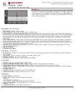 Kramer Sierra Video 1608V3 Specifications preview