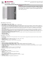 Preview for 1 page of Kramer Sierra Video 3216V3S Specifications