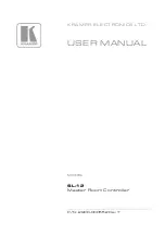 Kramer SL-12 User Manual предпросмотр