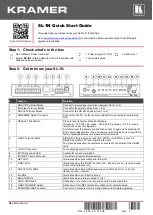 Preview for 1 page of Kramer SL-1N Quick Start Manual