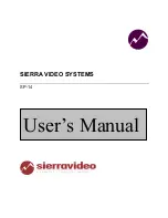 Preview for 1 page of Kramer SP-14 Operating Instructions Manual