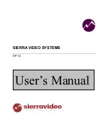 Kramer SP-14 Operating Instructions Manual предпросмотр