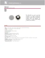 Kramer SPK-C613 Technical Specifications предпросмотр