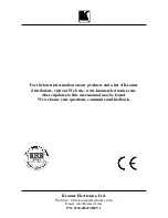 Preview for 14 page of Kramer SPK-CC348F User Manual