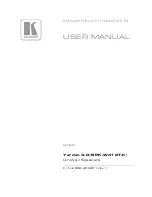 Предварительный просмотр 1 страницы Kramer SPK-W412T-K User Manual