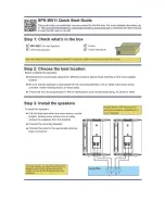 Предварительный просмотр 2 страницы Kramer SPK-W511 User Manual