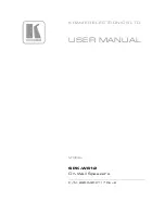 Kramer SPK-W612 User Manual preview