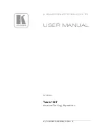 Preview for 1 page of Kramer Tavor 8-T User Manual