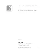 Kramer TP-410 User Manual preview