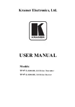 Preview for 1 page of Kramer TP-573 User Manual