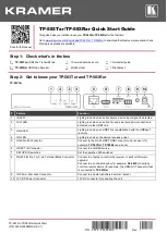 Preview for 1 page of Kramer TP-583Rxr Quick Start Manual