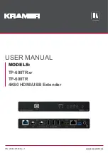 Kramer TP-600TR User Manual preview