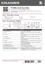 Preview for 1 page of Kramer TP-789Rxr Quick Start Manual