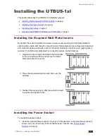 Предварительный просмотр 8 страницы Kramer UTBUS-1XL User Manual