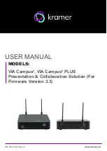 Kramer VIA Campus 2 User Manual предпросмотр