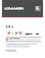 Preview for 151 page of Kramer VIA Collage User Manual