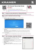 Предварительный просмотр 3 страницы Kramer VIA Connect2 Quick Start Manual