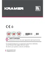 Предварительный просмотр 58 страницы Kramer VIA GO User Manual