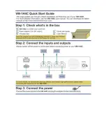 Preview for 2 page of Kramer VM-1H4C User Manual