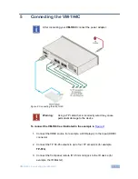 Preview for 10 page of Kramer VM-1H4C User Manual