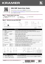 Preview for 1 page of Kramer VM-212DT Quick Start Manual